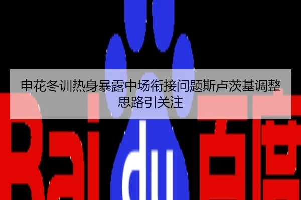 申花冬训热身暴露中场衔接问题斯卢茨基调整思路引关注
